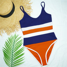 将图片加载到图库查看器,Female Swimsuit High Waist Bikini Women High Waist Bikini Set Two Piece Swimsuits Bikini Top With Bottoms Bathing Suits For Teens Girls Women Swimwear Two-pieces Bikini Set Sport Bathing Suit Swim Lady