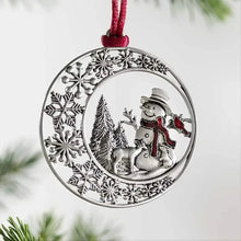 Load image into Gallery viewer, Festive Christmas Tree Pendant - Metal Hanging Ornament for Scene Decor