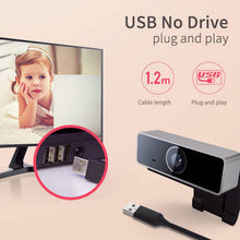 将图片加载到图库查看器,FHD 1080P Webcam USB Auto Focus with Microphone