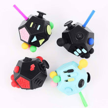 Load image into Gallery viewer, Fidget Dodecagon –12-Side Fidget Cube Relieves Stress and Anxiety Anti Depression Cube