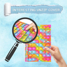 Load image into Gallery viewer, Fidget Spiral Notebook Push Pop Bubble Fidget Sensory Toy
