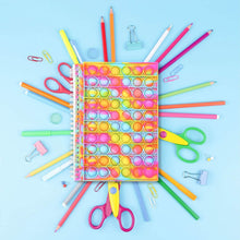 Load image into Gallery viewer, Fidget Spiral Notebook Push Pop Bubble Fidget Sensory Toy