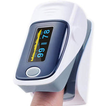 Load image into Gallery viewer, Fingertip Pulse Oximeter Blood Oxygen Meter SpO2 Heart Rate Monitor