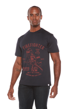 Load image into Gallery viewer, Firefighter Dept Men's Bamboo Viscose/Organic Cotton Short Sleeve Graphic T-Shirt