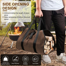 Load image into Gallery viewer, Firewood Carrier Bag with Handle