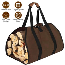 Load image into Gallery viewer, Firewood Carrier Bag with Handle