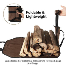 Load image into Gallery viewer, Firewood Carrier Bag with Handle