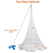 Load image into Gallery viewer, Fishing Cast Net Bait Trap Heavy Duty