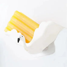 将图片加载到图库查看器,Flamingo Soap Dish Keep Soap Dry Clean Shower Soap Saver Tray Plastic Adhesive Drain Sponge Holder Bathroom Tool Soap Dish with Drains Soap Holder with Hooks Easy Dry SoapTray Easy Cleaning Soap Saver Extend Soap Life Powerful Adhesive No Drilling