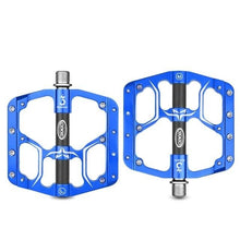 Load image into Gallery viewer, Flat Bike Pedals Road 3 Sealed Bearings Bicycle Pedals Mountain Bike Pedals Wide Platform Accessories Mountain Bike Pedals Aluminum Bicycle Flat Platform Pedals Lightweight Non-Slip Sealed Bearing For Road Mountain