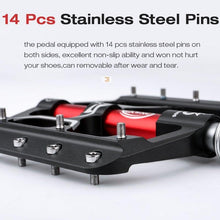 将图片加载到图库查看器,Flat Bike Pedals Road 3 Sealed Bearings Bicycle Pedals Mountain Bike Pedals Wide Platform Accessories Mountain Bike Pedals Pedals Bicycle Flat Pedals Aluminum Sealed Bearing Lightweight Platform For Road Mountain