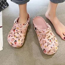 将图片加载到图库查看器,Flat Slippers For Women Summer Slipper Cute Sandals Casual Shoes Hollow Out Mesh Sandal Clogs Sandals Quick Drying Slippers Walking Lightweight Rain Beach Summer Pool Water Shoes Breathable Footwear