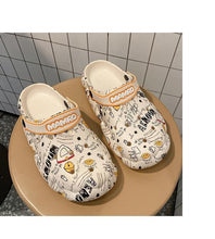 将图片加载到图库查看器,Flat Slippers For Women Summer Slipper Cute Sandals Casual Shoes Hollow Out Mesh Sandal Clogs Sandals Quick Drying Slippers Walking Lightweight Rain Beach Summer Pool Water Shoes Breathable Footwear