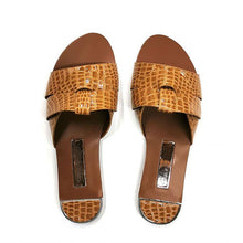 Load image into Gallery viewer, Flat Women Shoes Summer Candy Color Leather Fashion Sandals Open Toe Wear Casual Flip Flops Slip On Comfortable Womens Loafers Women's Flats Elegant Shoes