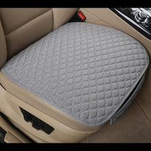 Load image into Gallery viewer, Flax Car Seat Cover Front Rear Linen Fabric Cushion Breathable Protector Mat Pad Universal Auto Interior Styling Truck Car Seat Cushion Breathable Comfort Universal for Most Vehicles Automotive Interior Seat Protector Without Binding Pad Linen Mat Car In