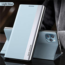Load image into Gallery viewer, Flip Case For iPhone 14 Pro Max 12 13 Mini Luxury Wallet Stand Elegant Cover Phone Magnetic Leather Protective Cover Luxury Red Shockproof Cover with Stand Flip Case