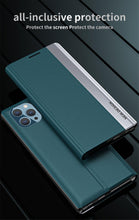 Load image into Gallery viewer, Flip Case For iPhone 14 Pro Max 12 13 Mini Luxury Wallet Stand Elegant Cover Phone Magnetic Leather Protective Cover Luxury Red Shockproof Cover with Stand Flip Case