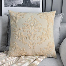 Load image into Gallery viewer, Floral Embroidered Throw Pillow Covers Cotton Pillowcase Sofa Couch For Home Decor Embroidery Throw Pillow Covers Square Cushion Case Modern Cushion Cover Square Pillowcase Decoration for Sofa Bed Chair Car 50x50cm