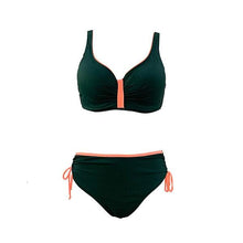 将图片加载到图库查看器,Floral High-Waist Bikini Sets Push Up Swimsuit Summer Two Pieces Swimwear Women Plus Size Two 2 Piece Bikini Sets Push Up Swimsuit Separates Tops Bottoms Swimwear Bathing Suit Women Plus Size Bathing Suits