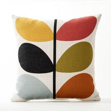 将图片加载到图库查看器,Floral Pillow Cover Linen / Cotton Cushion Cover Home Decorative Pillow Case For Sofa Christmas Party Living Room Flower Pattern Decorative Soft Throw Pillow Case Cotton Linen Floral Cushion Covers 45x45cm