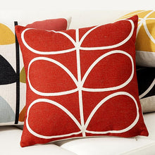 将图片加载到图库查看器,Floral Pillow Cover Linen / Cotton Cushion Cover Home Decorative Pillow Case For Sofa Christmas Party Living Room Flower Pattern Decorative Soft Throw Pillow Case Cotton Linen Floral Cushion Covers 45x45cm