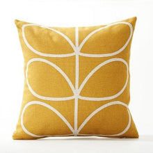 将图片加载到图库查看器,Floral Pillow Cover Linen / Cotton Cushion Cover Home Decorative Pillow Case For Sofa Christmas Party Living Room Flower Pattern Decorative Soft Throw Pillow Case Cotton Linen Floral Cushion Covers 45x45cm
