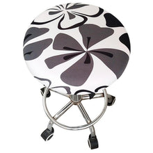 Load image into Gallery viewer, Floral Printed Round Chair Cover Bar Stool Elastic Seat Cover Home Chair Slipcover Anti-dirty Case Removable Chair Protector Stretch Round Bar Stool Covers Washable Stool Cushion Slipcover Elastic Bar Chair Covers