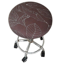 Load image into Gallery viewer, Floral Printed Round Chair Cover Bar Stool Elastic Seat Cover Home Chair Slipcover Anti-dirty Case Removable Chair Protector Stretch Round Bar Stool Covers Washable Stool Cushion Slipcover Elastic Bar Chair Covers