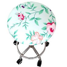 Load image into Gallery viewer, Floral Printed Round Chair Cover Bar Stool Elastic Seat Cover Home Chair Slipcover Anti-dirty Case Removable Chair Protector Stretch Round Bar Stool Covers Washable Stool Cushion Slipcover Elastic Bar Chair Covers