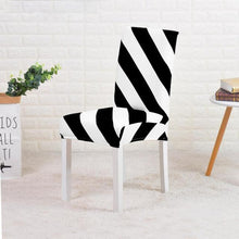 Load image into Gallery viewer, Floral Printing Chair Cover Elastic Anti-dirty Stretch Removable Hotel Banquet Kitchen Seat Case Washable Dining Chair Covering Washable Chair Seat Covers Protector for Dining Room Universal Spandex Solid Chair Slip Covers