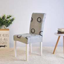 Load image into Gallery viewer, Floral Printing Chair Cover Elastic Anti-dirty Stretch Removable Hotel Banquet Kitchen Seat Case Washable Dining Chair Covering Washable Chair Seat Covers Protector for Dining Room Universal Spandex Solid Chair Slip Covers