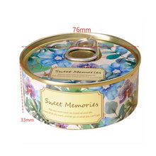 Load image into Gallery viewer, Floral Scented Smokeless Candle Tin Can Perfume Scented Candles for Home Relaxing Stress Relief Aromatherapy Natural Soy Wax And Fragrance Handmade Scented Candle Natural Soy Wax Home Cristmas Decoration