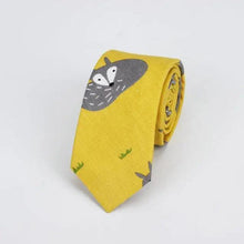 将图片加载到图库查看器,Flower Theme Cotton Slim Men Necktie Casual Business Design Skinny Necktie Floral Print Party Necktie For Men