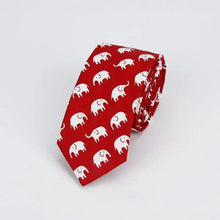 将图片加载到图库查看器,Flower Theme Cotton Slim Men Necktie Casual Business Design Skinny Necktie Floral Print Party Necktie For Men