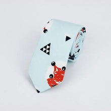 将图片加载到图库查看器,Flower Theme Cotton Slim Men Necktie Casual Business Design Skinny Necktie Floral Print Party Necktie For Men