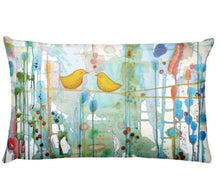 将图片加载到图库查看器,Flowers Birds Green Plants Printed Waist Pillowcase Home Pillow Decoration Tropical Green Texture Exotic Flower Cotton Linen Outdoor Pillow Cases Sofa Bed Throw Pillow 50x30CM
