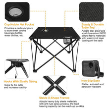 将图片加载到图库查看器,Foldable Camping Table Portable Travel Desk