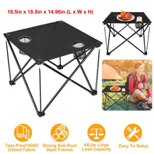 将图片加载到图库查看器,Foldable Camping Table Portable Travel Desk