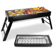 Load image into Gallery viewer, Foldable Charcoal BBQ Grill Stainless Steel Grill Net