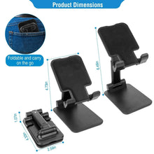 Load image into Gallery viewer, Foldable Desktop Phone Stand Angle Height Adjustable Holder