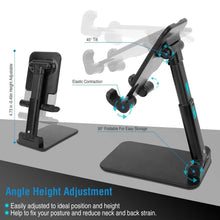 Load image into Gallery viewer, Foldable Desktop Phone Stand Angle Height Adjustable Holder