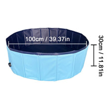 将图片加载到图库查看器,Foldable Dog Pool Foldable PVC Dog Pet Bath Swimming Tub Play Cooling Mat Swimming Pool For Large Medium Dogs Cats Accessories Foldable Dog Pool PVC Pet Swimming Pool Dog Paddling Swimming Bathing Tub