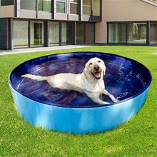 将图片加载到图库查看器,Foldable Dog Pool Foldable PVC Dog Pet Bath Swimming Tub Play Cooling Mat Swimming Pool For Large Medium Dogs Cats Accessories Foldable Dog Pool PVC Pet Swimming Pool Dog Paddling Swimming Bathing Tub