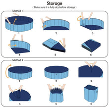 Load image into Gallery viewer, Foldable Dog Pools Pet Bathtub Portable Folding Bathtub Swimming Bath Pond Kids Dog Swimming Pool Baths For Large Dogs Puppy Foldable Pet Pool Bathing Tub Collapsible Dog Pet Pool Bathing Tub