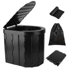 Load image into Gallery viewer, Foldable Emergency Toilet Portable Porta Potty