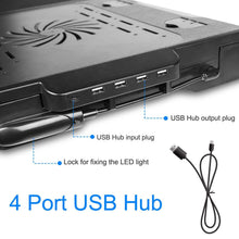 将图片加载到图库查看器,Foldable Laptop Table Bed Notebook Desk with Cooling Fan Mouse Board