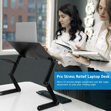 Load image into Gallery viewer, Foldable Laptop Table Bed Notebook Desk with Mouse Board