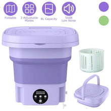 将图片加载到图库查看器,Foldable Laundry Machine with Detachable Drain Basket