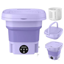 将图片加载到图库查看器,Foldable Laundry Machine with Detachable Drain Basket