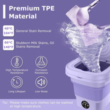 将图片加载到图库查看器,Foldable Laundry Machine with Detachable Drain Basket